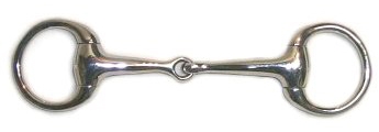 Small Ring Eggbutt Snaffle 4'', 4.5''