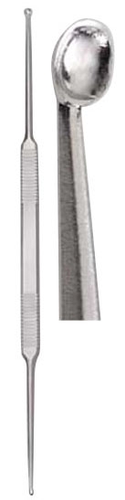 House Curette 6" 1.5mm/1.8mm