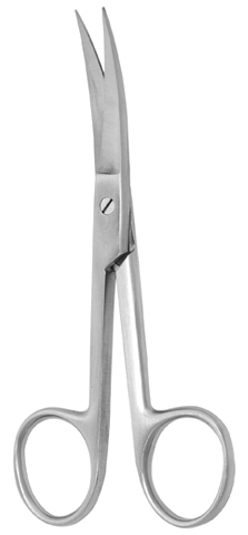 Operating Scissors 4.5" - S/S, Curved