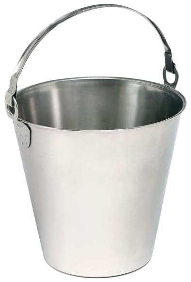 DeLaval stainless steel bucket 12 liter