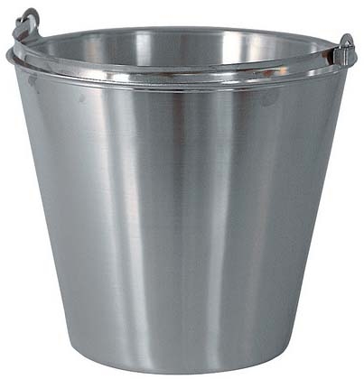 12Ltr Stainless Steel Bucket