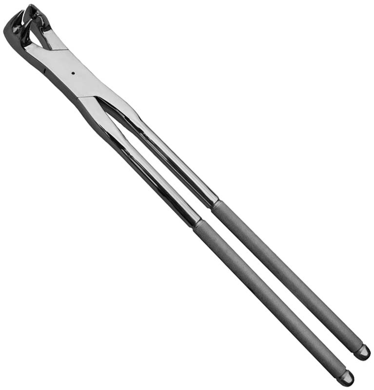 19 Inch Four Prong Molar Forceps